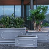 Window Box Faux Lead Chelsea Trough Light Stone Planter W30 H30 L60 cm