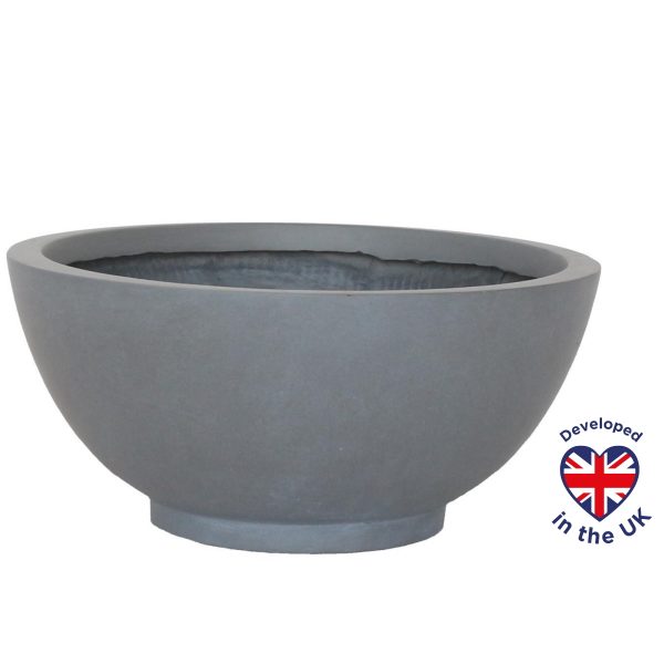 Bowl shaped planters UK buy bowl planter pots for garden flower IDEALIST