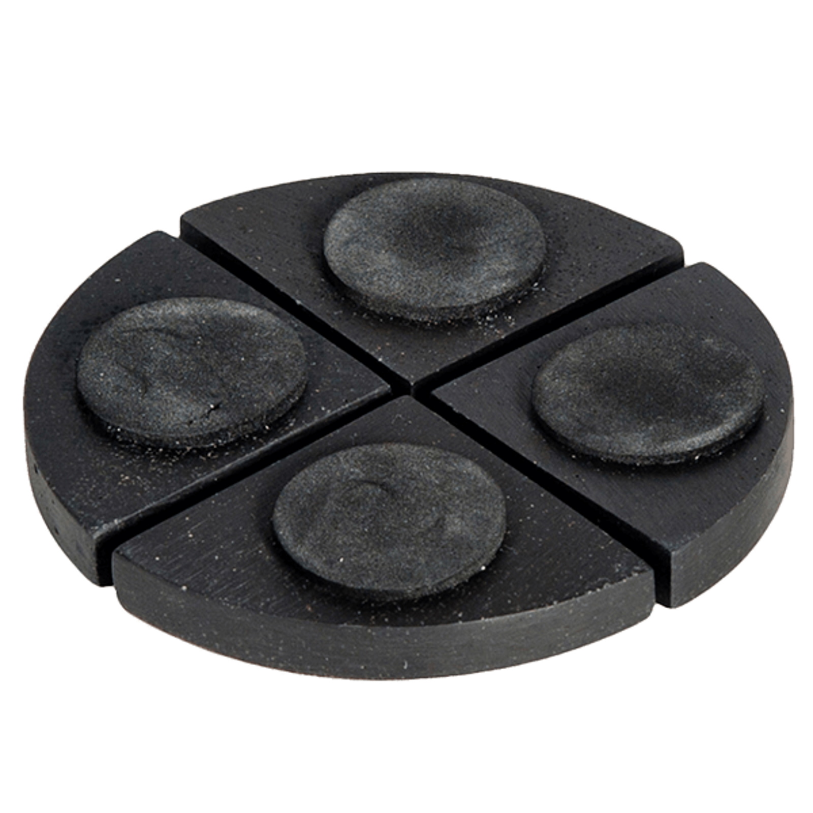 Fiberstone Pot Feet Black (4 pcs.) D10 H1,2 cm