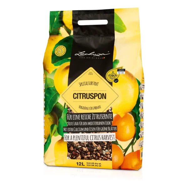 LECHUZA CITRUSPON Mineral Potting Mix for Citrus Plants, 12L