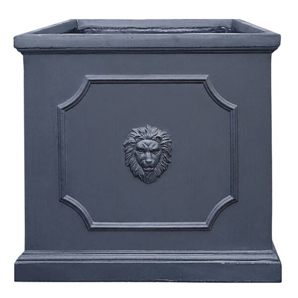 Faux Lead Georgian Square Garden Planter W44 H44 L44 cm, 85 ltrs Cap.